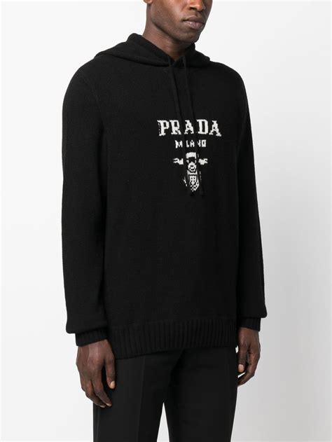 prada grey hoodie|prada australia online shopping.